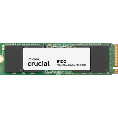 SSD Crucial E100 2 ТБ, M.2 2280, PCIe 4.0 x4, NVMe, 5000/4500 МБ/с