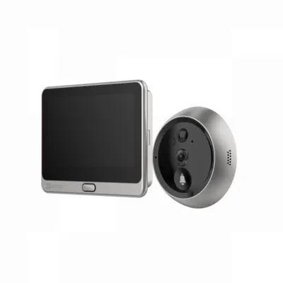 Цифровой дверной глазок EZVIZ DP2C, Wi-Fi 2.4 ГГц, экран 4.3", microSD до 256 ГБ