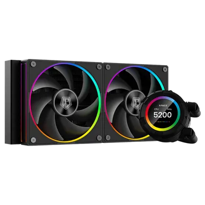 Система жидкостного охлаждения ID-Cooling SL240 черный 120мм алюминий+медь 2000rpm 30db 4-pin 300W