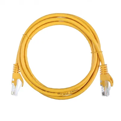 Патч-корд ACD ACD-LPU5E-15Y, Cat.5e UTP, 1.5м, желтый