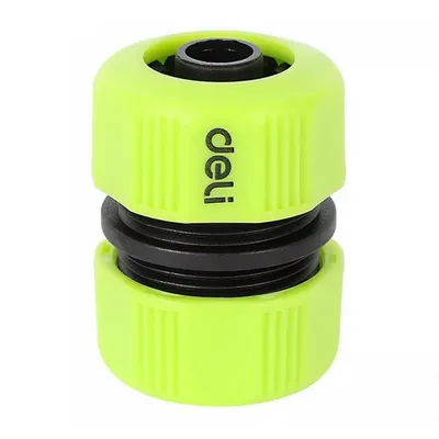 Муфта-соединитель DELI DL8794 для поливочных шлангов, 1/2", ABS