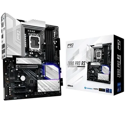 Материнская плата ASROCK Z890 PRO RS, LGA1851, Z890, DDR5, ATX