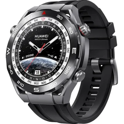 Смарт-часы Huawei Watch Ultimate CLB-B19 черный/черный