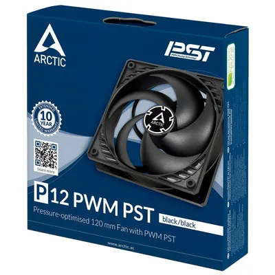 Вентилятор Arctic ACFAN00120A P12 PWM PST, 120мм, 4-pin, 200-1800RPM