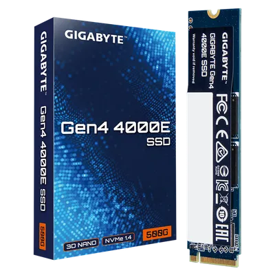 SSD Gigabyte G440E500G, 500ГБ, M.2 2280, PCIe 4.0x4, NVMe