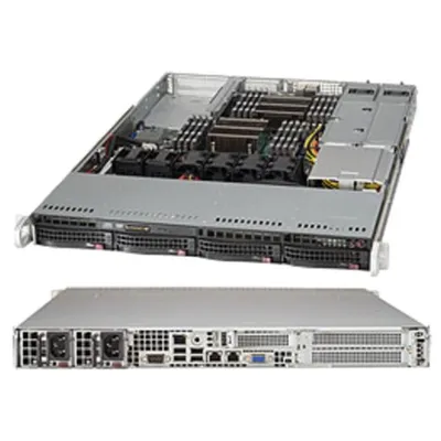 Сервер Supermicro SYS-6018R-WTRT, 1U Rack, 2×LGA 2011-v3, 16 DIMM DDR4, 8×2.5"