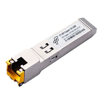 Трансивер Future Technologies FT-SFP-Copper-10-1000, SFP, RJ45, 1 Гбит/с, 1000BASE-T, 100 м