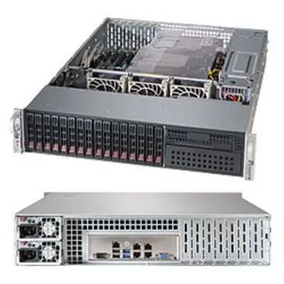Серверная платформа SuperMicro SYS-2028R-C1R4+, 2U, 24xDDR4, 16x2.5"