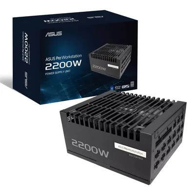 Блок питания ASUS 90YE00Z1-B0NA00, 2200 Вт, ATX, 80 PLUS Platinum