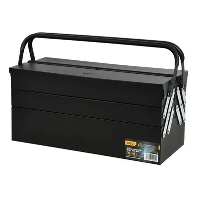 Ящик для инструментов DELI DL6232, металлический раскладной, 450x200x220 мм