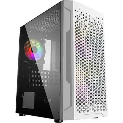 Корпус Powercase CMIMZW-L3, Mistral Micro Z3W Mesh, mATX, белый