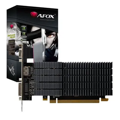 Видеокарта AFOX GeForce GT 210 (AF210-1024D2LG2), 1 ГБ DDR2, 64 бит, Low-Profile