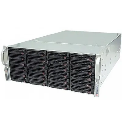 Корпус Supermicro CSE-846BE1C-R1K23B, 4U, 24×LFF Hot-Swap, 2×1200 Вт