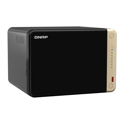 Сетевое хранилище QNAP TS-664-8G, 6 отсеков SATA, Intel Celeron N5095, 8 ГБ DDR4, 2×2,5GbE
