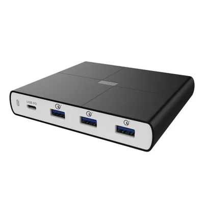 Зарядное устройство ACD ACD-P904U-V1B, 90Вт, 4×USB (1PD+3QC)