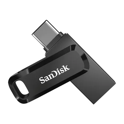 USB-флешка SanDisk Ultra Dual Drive Go SDDDC3-064G-G46, 64 ГБ, USB 3.2 Type-A/Type-C, чтение 150 МБ/с