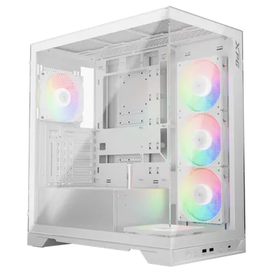 Корпус ПК XPG INVADERXMT-WHCWW, Mid-Tower, ATX, белый