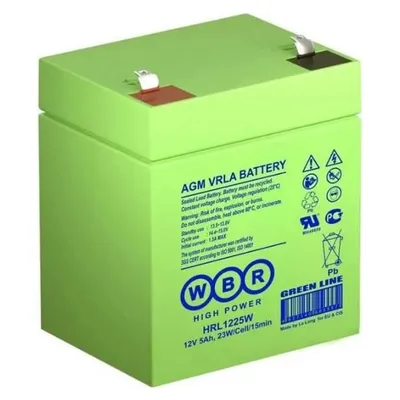 Аккумулятор WBR HRL1225W, 12В