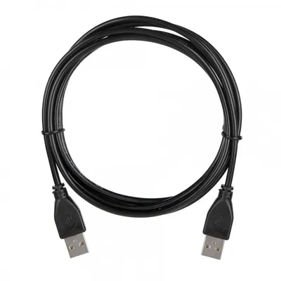 Кабель ACD ACD-U2AAM-20L, USB 2.0 A male — A male, 2 м, чёрный