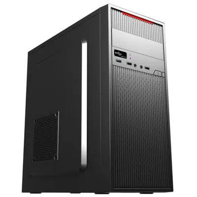 Корпус ACD Citadel 102N, Middle Tower, ATX, чёрный, 80 мм вентилятор, без БП