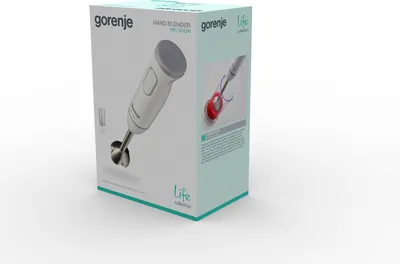 Блендер погружной Gorenje HBC561QW белый, 500 Вт, 5 скоростей