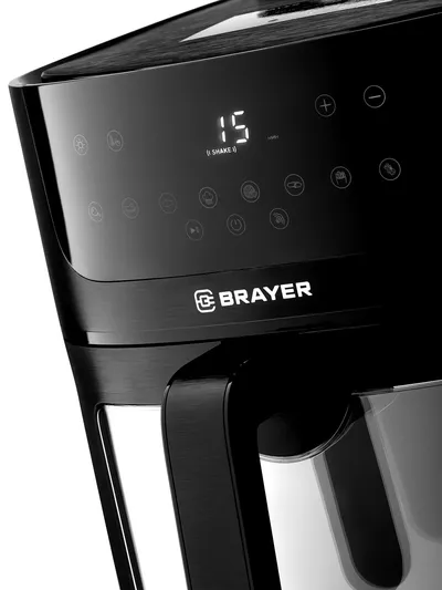 Аэрогриль BRAYER BR2042, 1800 Вт, 8 л, сенсорное управление, 8 программ