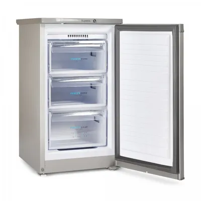 Морозильная камера Бирюса B-M412, 80 л, 3 ящика, металлик