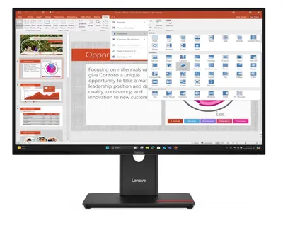 Монитор Lenovo T27-40, 27" IPS, 1920×1080, 120 Гц, USB-C, черный