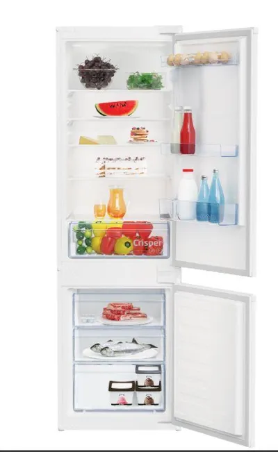 Холодильник встраиваемый BEKO BCSA2750 7519020059, двухкамерный, белый