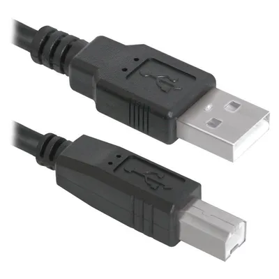 Кабель Defender 83763, USB 2.0 AM-BM, 1.8м, черный