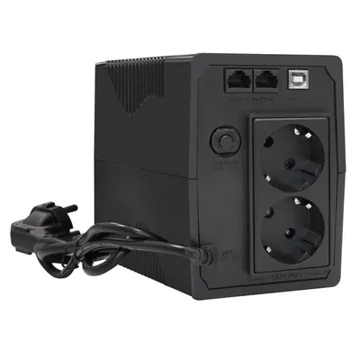 ИБП ExeGate EP285555RUS, 650VA/360W, AVR, 2×Schuko, USB