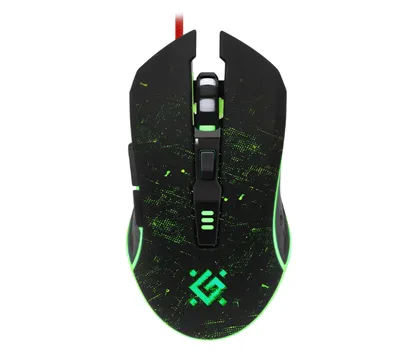 Мышь Defender 52907, проводная, USB, 7200dpi, 6 кнопок