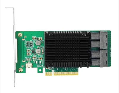 RAID-контроллер LR-LINK LRNV9441-4IR, Marvell 88NR2241, PCIe x8 3.0, 4×SFF8643