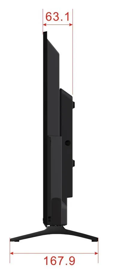 Телевизор LEFF 24F260T, 24", LED, FHD