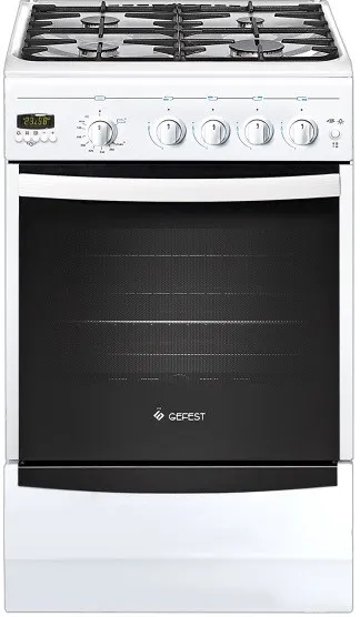 Плита газовая Gefest ПГ 5100-04, 4 конфорки, духовка 52л, 50см