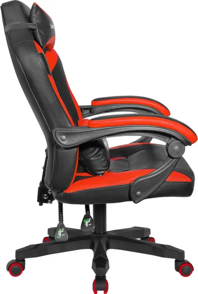 Кресло Defender Master 64359, черный, экокожа, 140кг