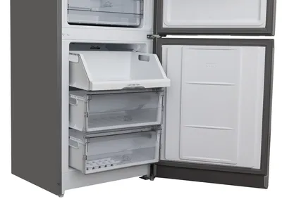 Холодильник Hotpoint HT 5200 C MX, двухкамерный, 357 л, No Frost, серебристый