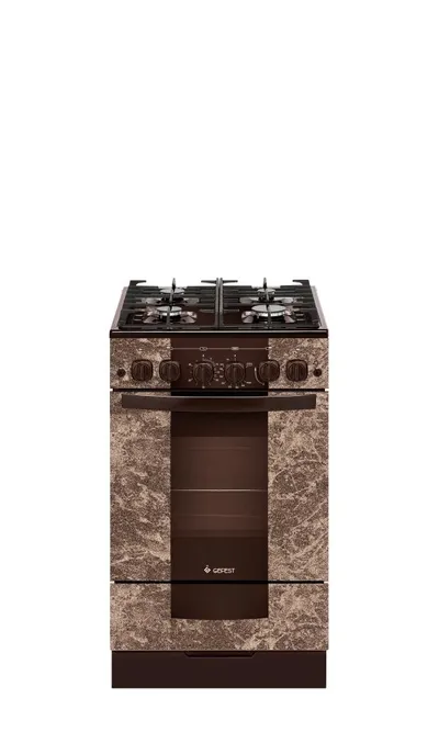 Плита газовая Gefest ПГ 5500-02 0114, 4 конфорки, духовка 52 л