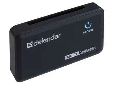 Кард-ридер Defender Optimus 83501, USB 2.0, 5 слотов