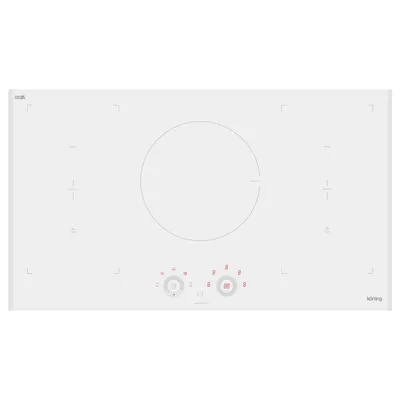 Индукционная варочная панель Korting HIB 95750 BW Smart, 90 см, 5 зон, 10800 Вт