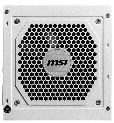 Блок питания MSI MAG A850GL PCIE5 WHITE, 850 Вт, ATX, 80 PLUS Gold, Fully-Modular