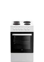 Плита электрическая Beko FFSS56000W, 4 конфорки, духовка 60 л, 850×500×600 мм