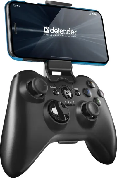 Геймпад Defender Wireless CodX (11кн, 2мини-джойстика, 4 поз.перекл,  Bluetooth, USB) <64282>
