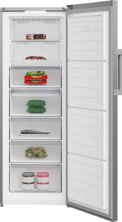 Морозильный шкаф Beko B3RFNK292G, 255 л, No-Frost, A+, 171.4×59.5×65 см