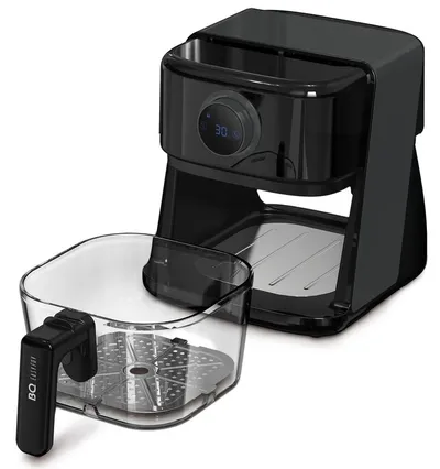 Аэрогриль bq GR2004 Black, 1400 Вт, 3 л, сенсор