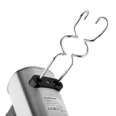 Миксер Brayer BR1306, 800Вт, ручной, 5 скоростей, турборежим