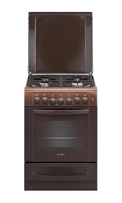 Плита комбинированная Gefest ПГЭ 6102-02 0001, 4 газ. конфорки, духовка 55 л