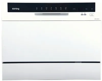 Посудомоечная машина Korting KDF 2050 W, компактная, 6 комплектов, 49 дБ