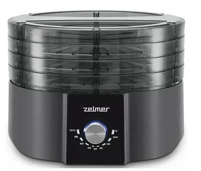 Сушилка ZELMER 72505902P, ZFD1004 BLACK, 520 Вт, 4 уровня