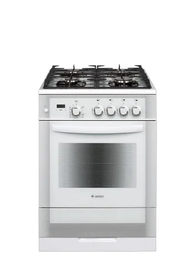 Плита газовая Gefest 10465001, ПГ 6500-03, 52л, белая